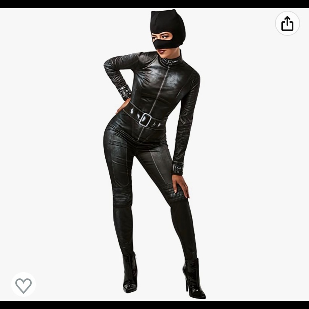 Cat woman costume! Mask included in second pic (Halloween)